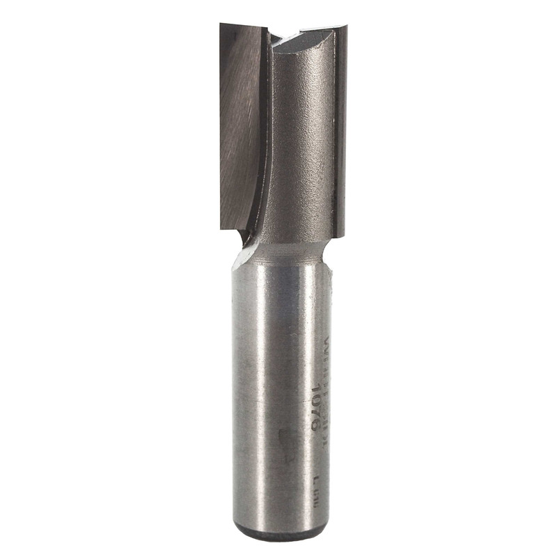 Double Flute Straight Cut Router Bit - 1/2" SH - Diameter:5/8" - Cutting Length:1" - Overall Length:2-1/2"